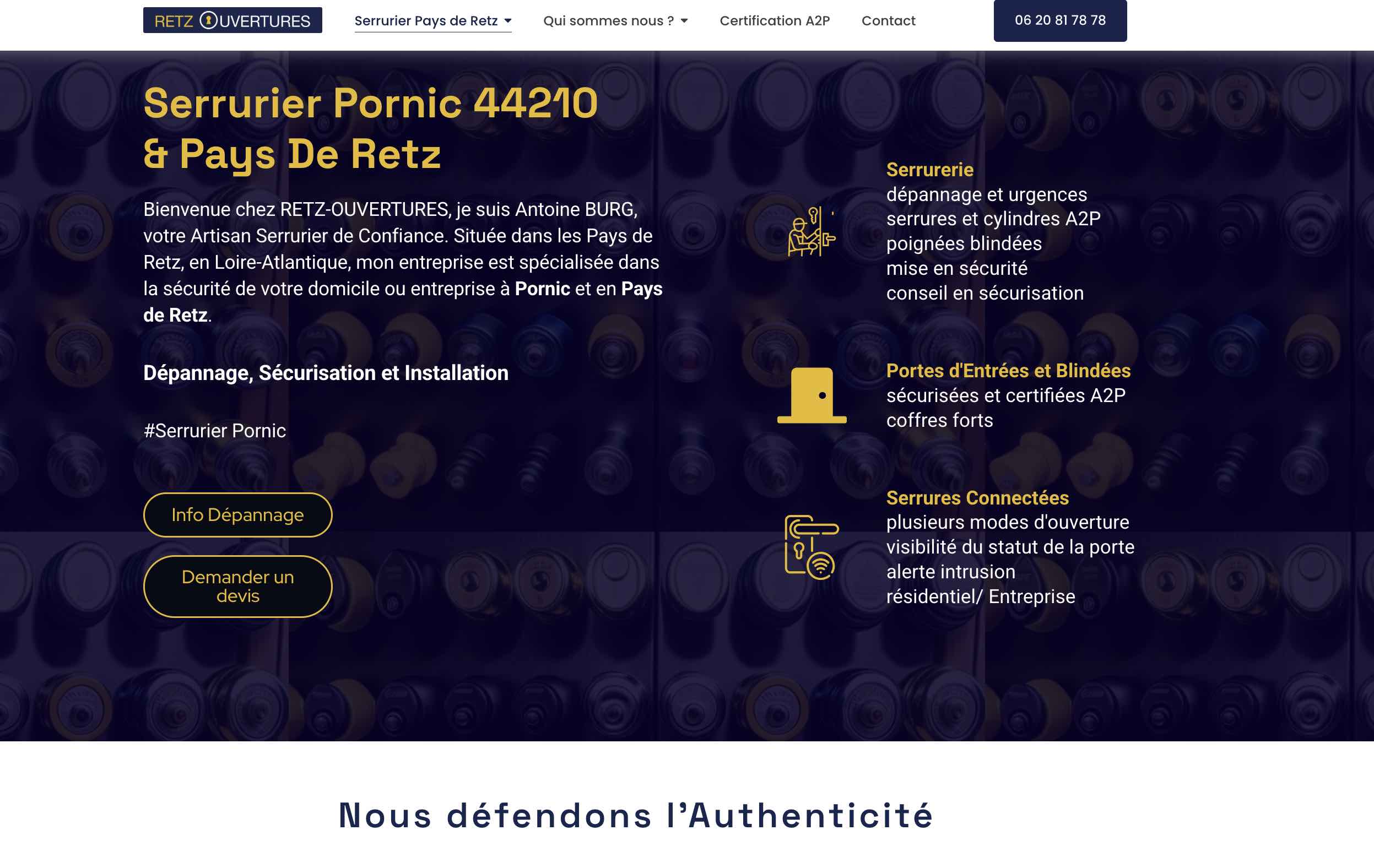 projet web artisan